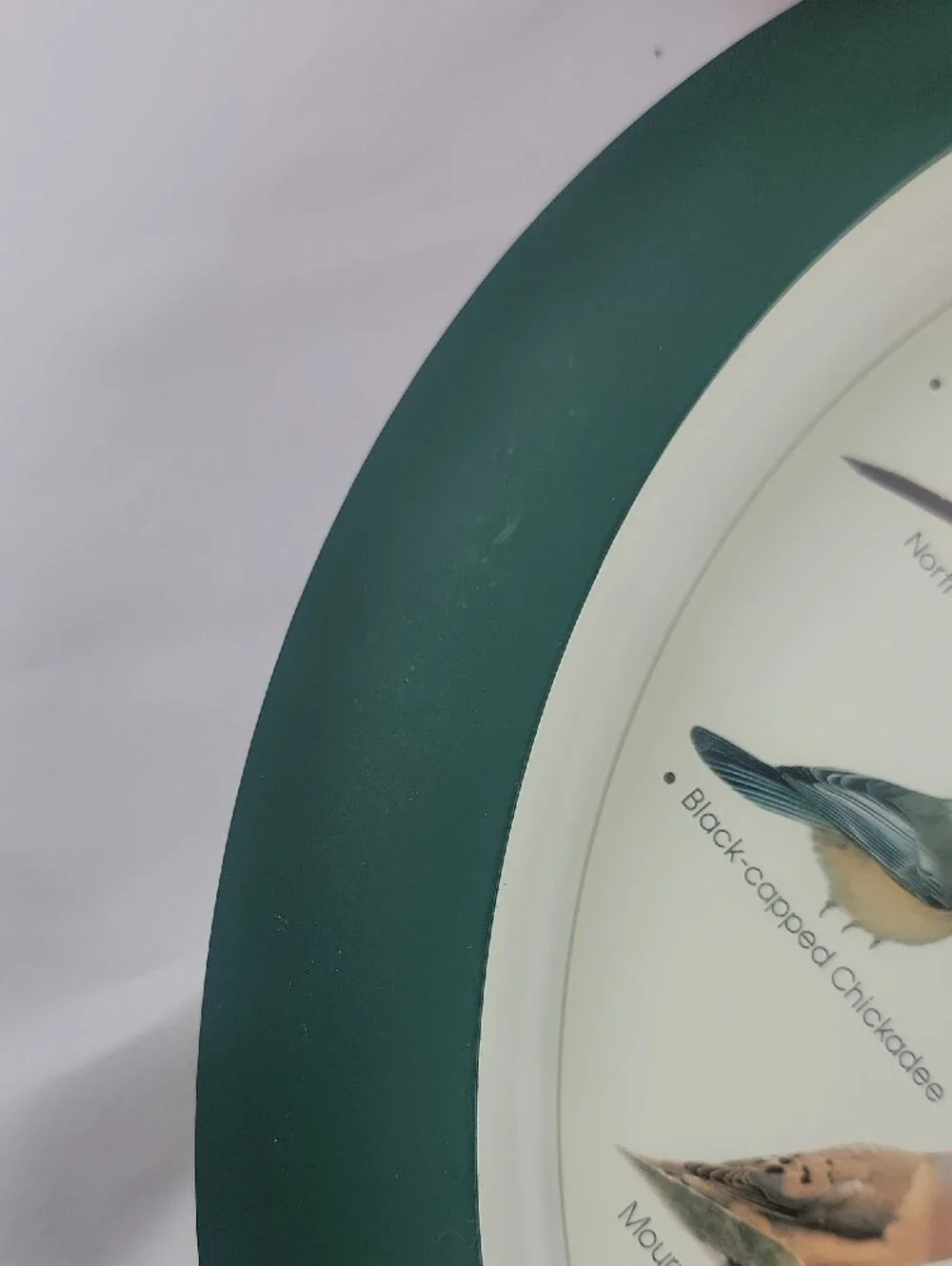 Audubon Bird Clock Singing Sounds National Society 13 1/4